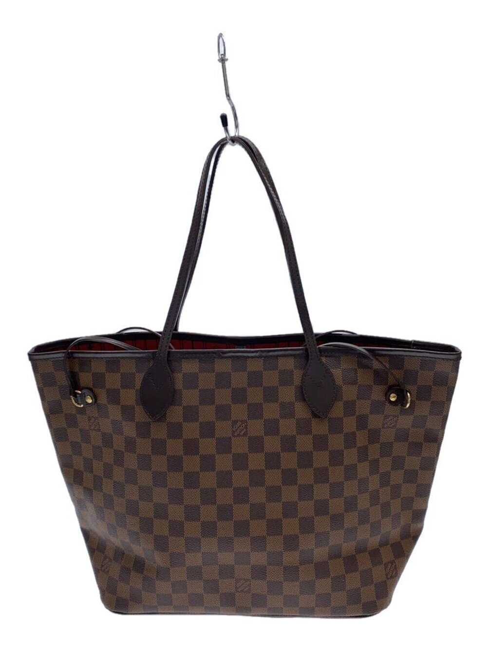 Louis Vuitton Neverfull Monogram Canvas Leather Brown All over